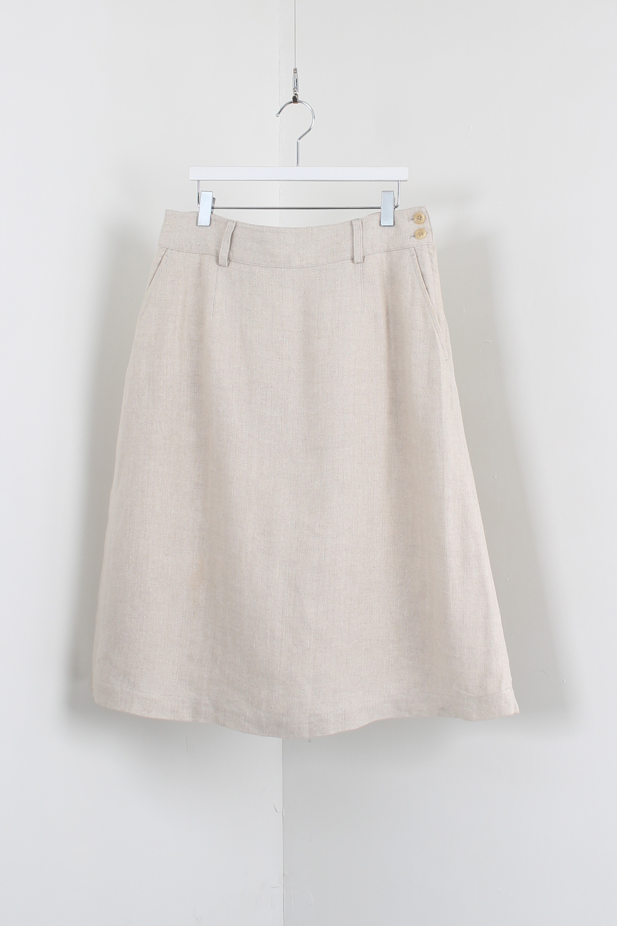 margaret howell linen skirt