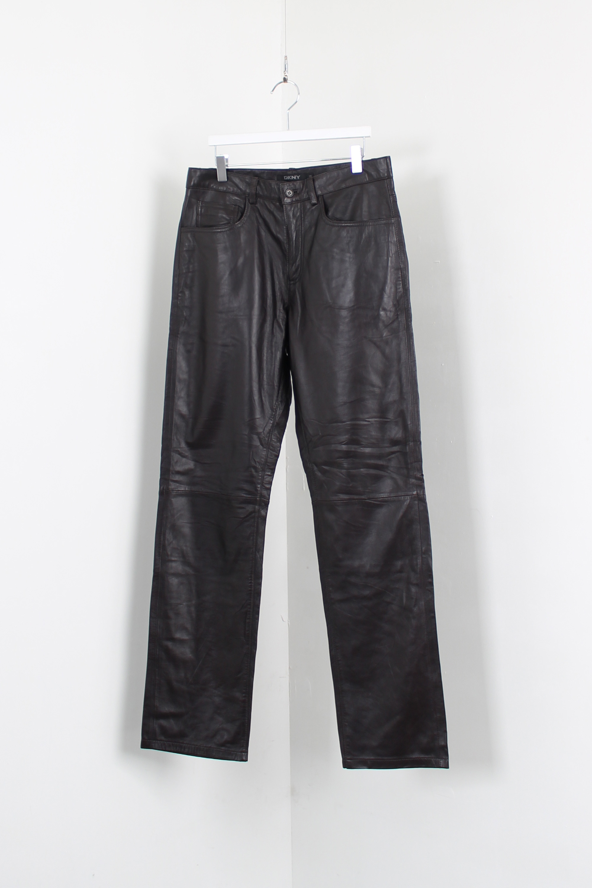 DKNY leather pants