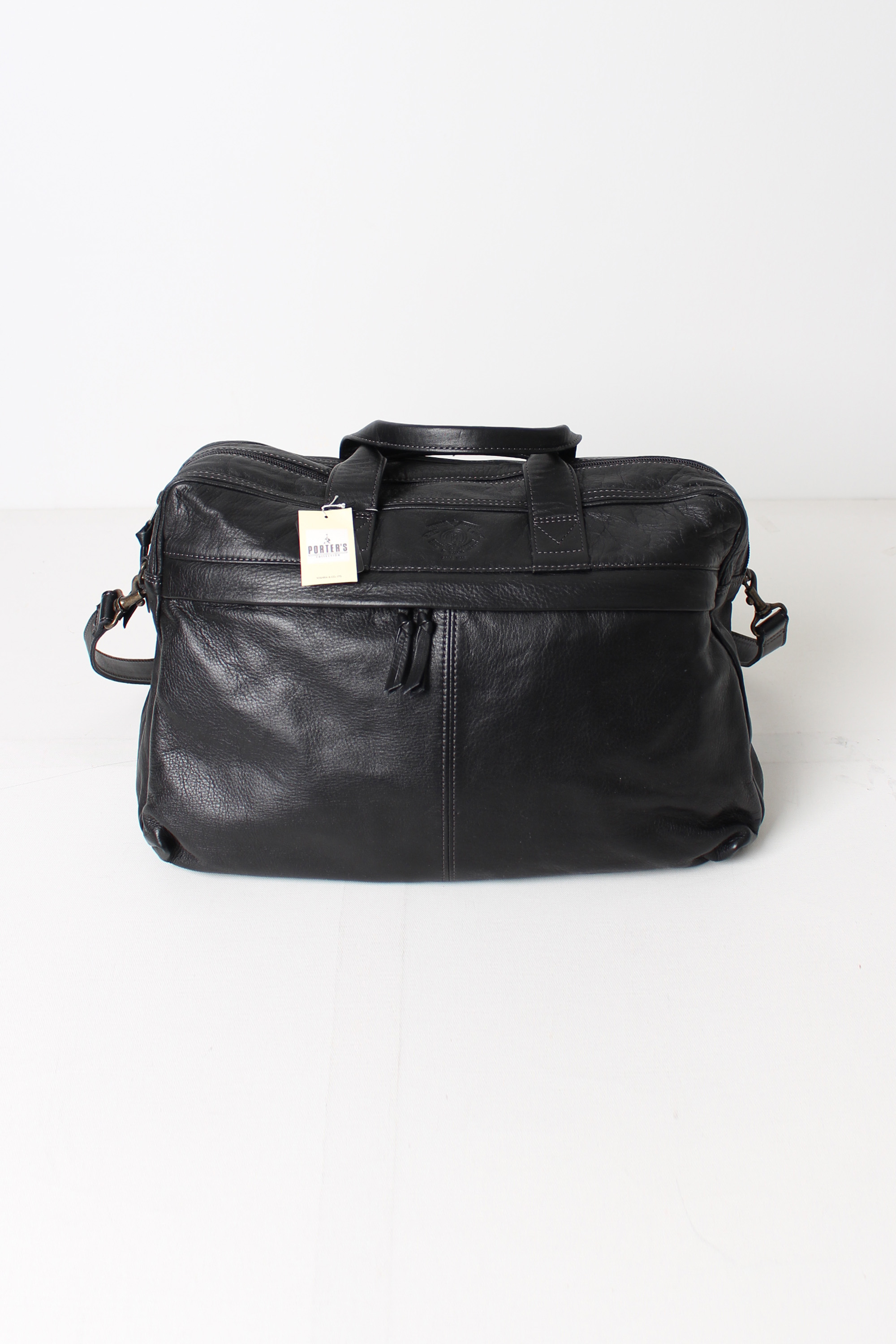 YOSHIDA PORTER Leather Shoulder Bag